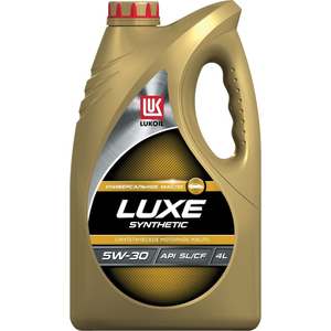 Моторное масло синтетическое LUKOIL LUXE SYNTHETIC 5W-30 4л