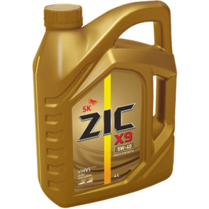 Масло моторное синтетическое ZIC X9 5W-40, 4л.