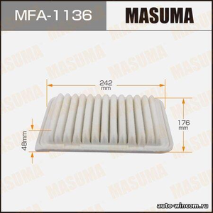 Воздушный фильтр Masuma MFA-1136