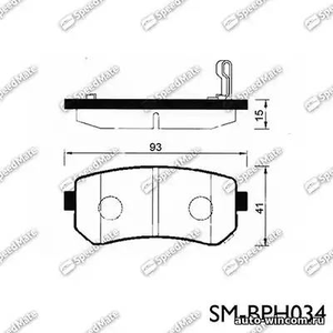 Колодки зад.HYUNDAI IX35(2010-),I30(FD)(-2011)/KIA SPORTAGE (SL)