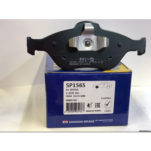 Колодки тормозные дисковые передние Серия:HI-Q FORD FUSION (JU), FORD FIESTA V (JH, JD)