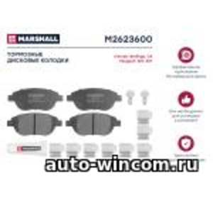 Торм. колодки дисковые передн. Citroen Berlingo I 98- / C4 I 04- / Xsara 00-, Peugeot 207 06- / 307